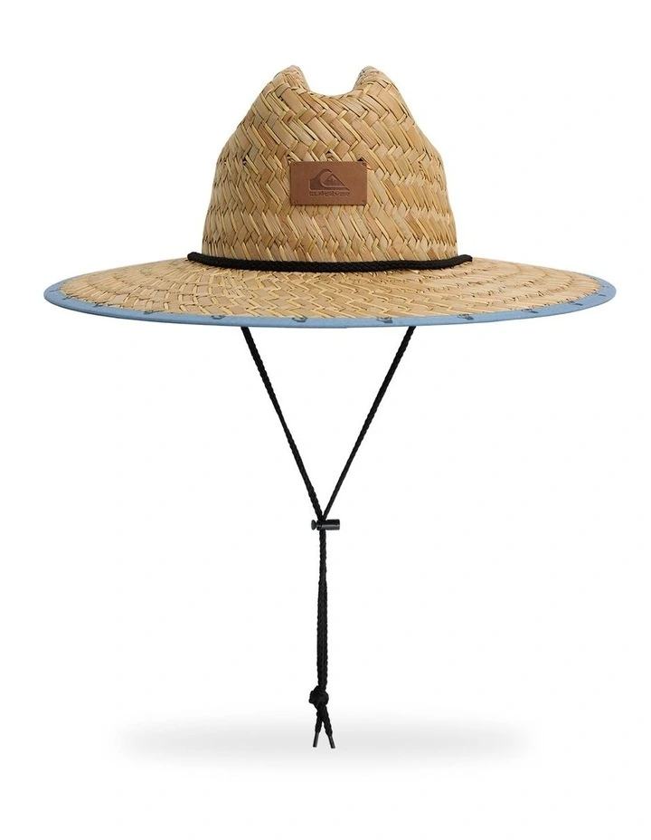 Pierside Print Hat In Faded Denim image 2