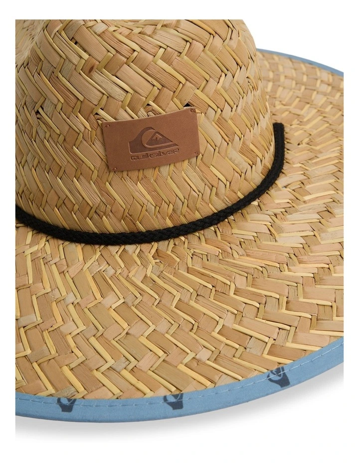 Pierside Print Hat In Faded Denim image 4