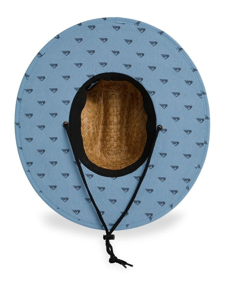 Pierside Print Hat In Faded Denim image 5