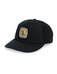 Battler Trucker Cap In Black