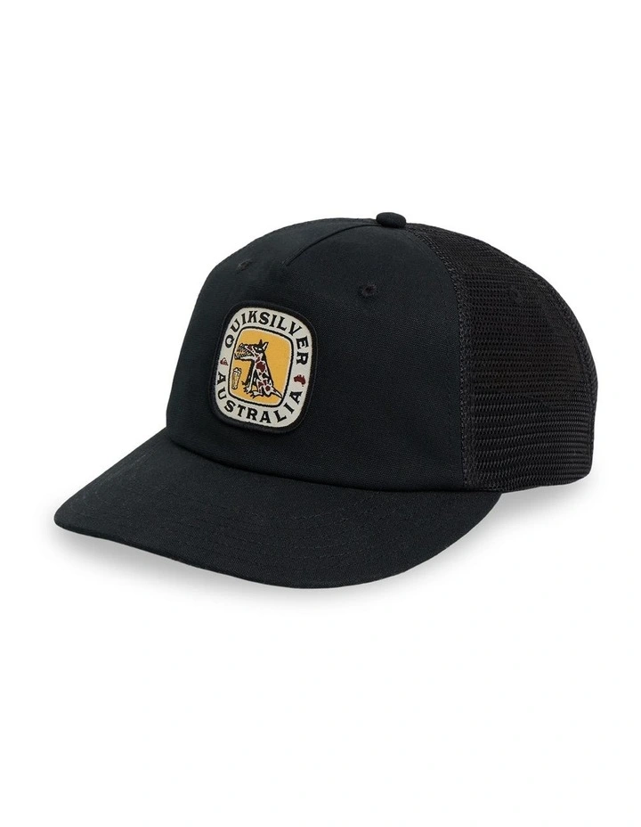 Battler Trucker Cap In Black image 1