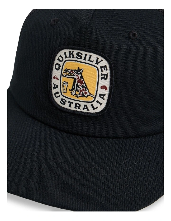 Battler Trucker Cap In Black image 3