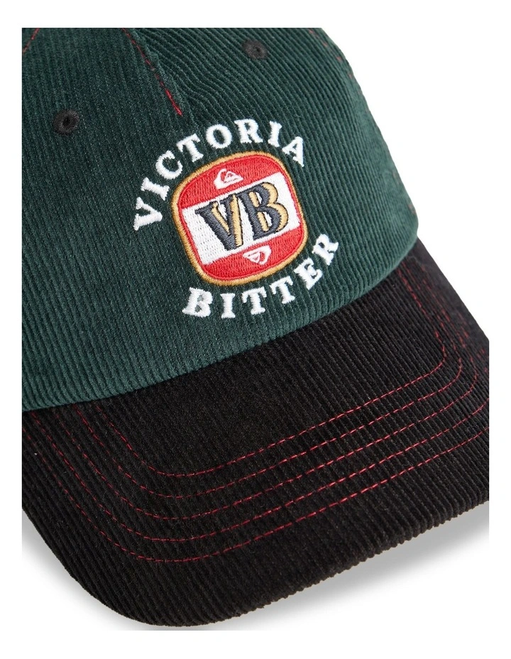 Quiksilver X VB Cord 5 Panel Cap In Forest image 3