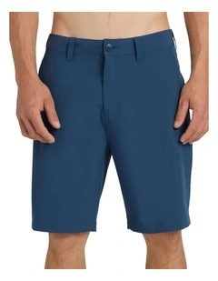 Union Amphibian 20 Inch Hybrid Shorts In Dark Denim