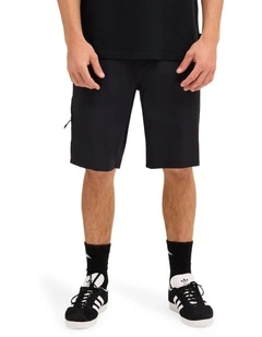 Recoil Tech Amphibian 21 Inch Hybrid Shorts In Black