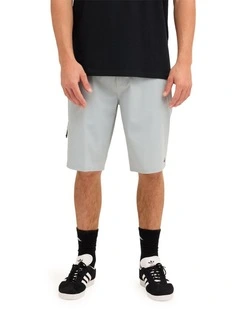 Recoil Tech Amphibian 21 Inch Hybrid Shorts In Quarry