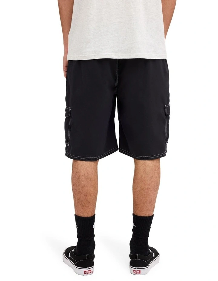 Karva Half Jam 21 Inch Volley Shorts In Black image 2