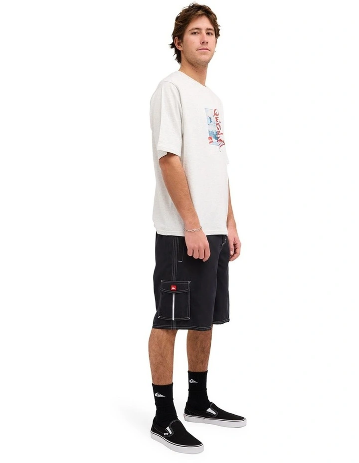 Karva Half Jam 21 Inch Volley Shorts In Black image 5