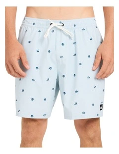 Surfsilk Straight 17 Inch Volley Shorts In Skyway
