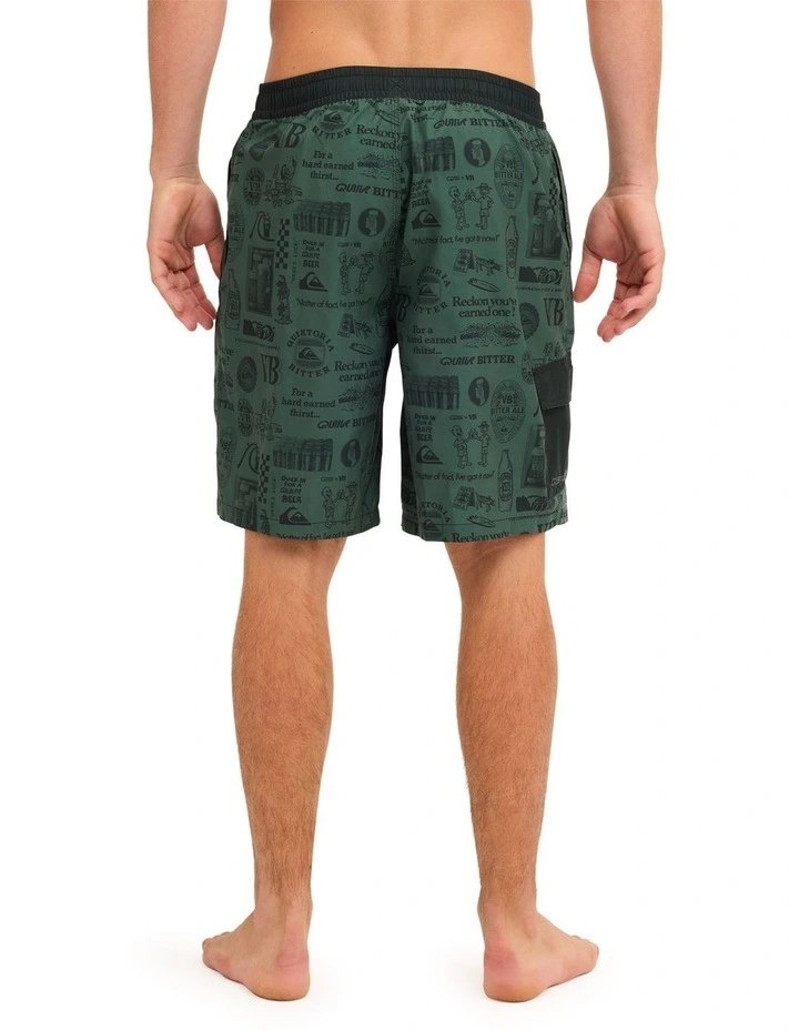 Quiksilver X VB 19 Inch Volley Shorts In Forest image 2