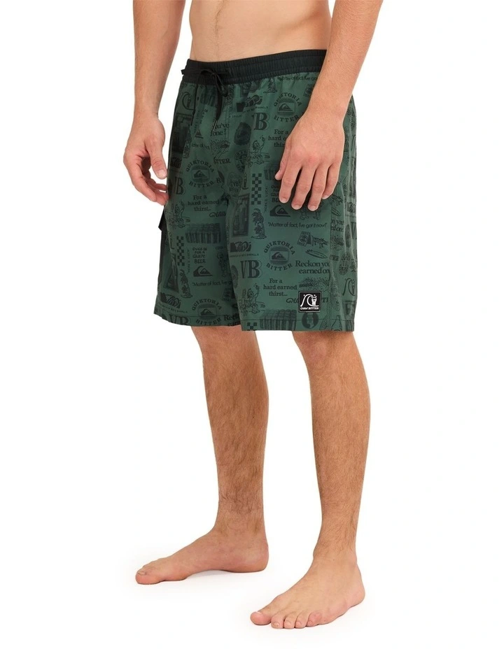 Quiksilver X VB 19 Inch Volley Shorts In Forest image 3