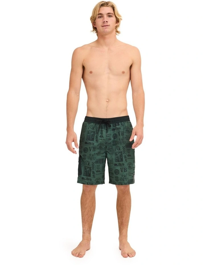Quiksilver X VB 19 Inch Volley Shorts In Forest image 5