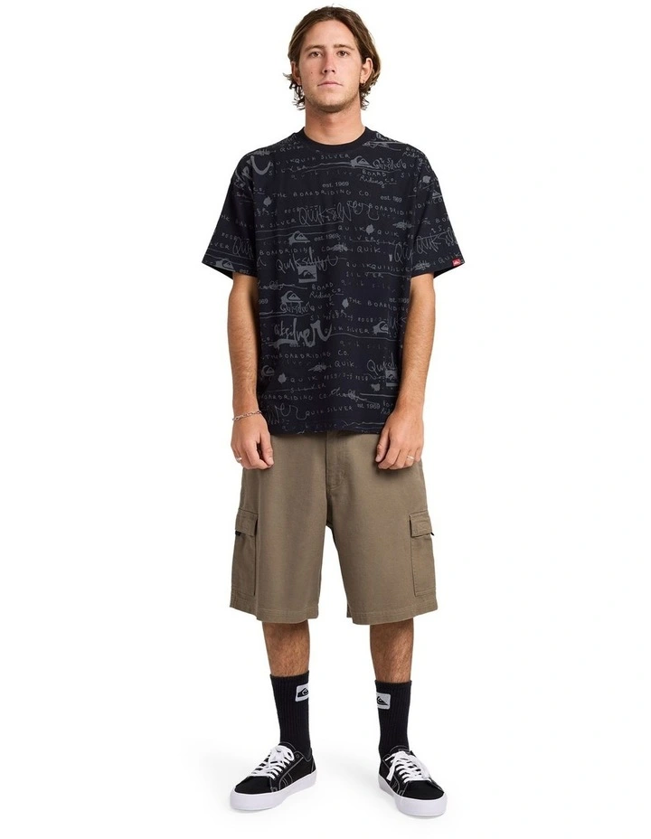 Illusion T-Shirt In Black image 5