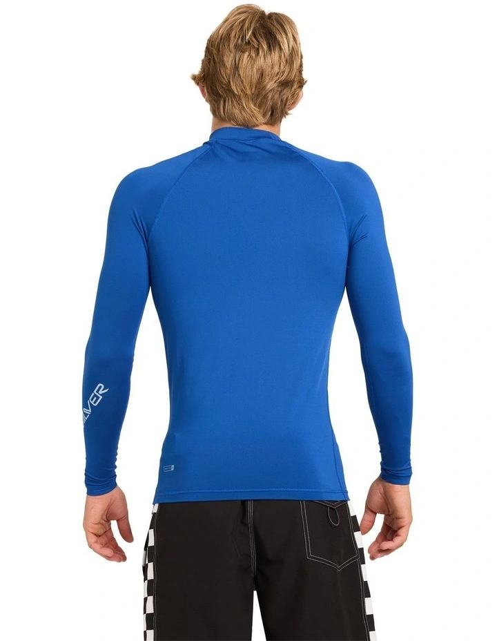 All Time UPF 50 Long Sleeve Rashguard In Monaco Blue image 2