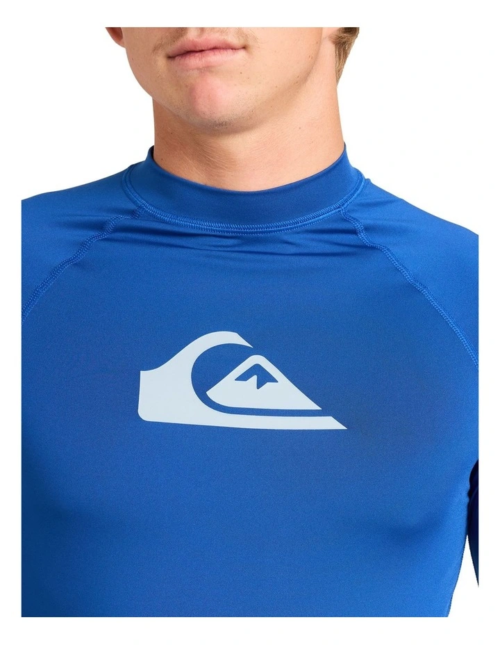 All Time UPF 50 Long Sleeve Rashguard In Monaco Blue image 4