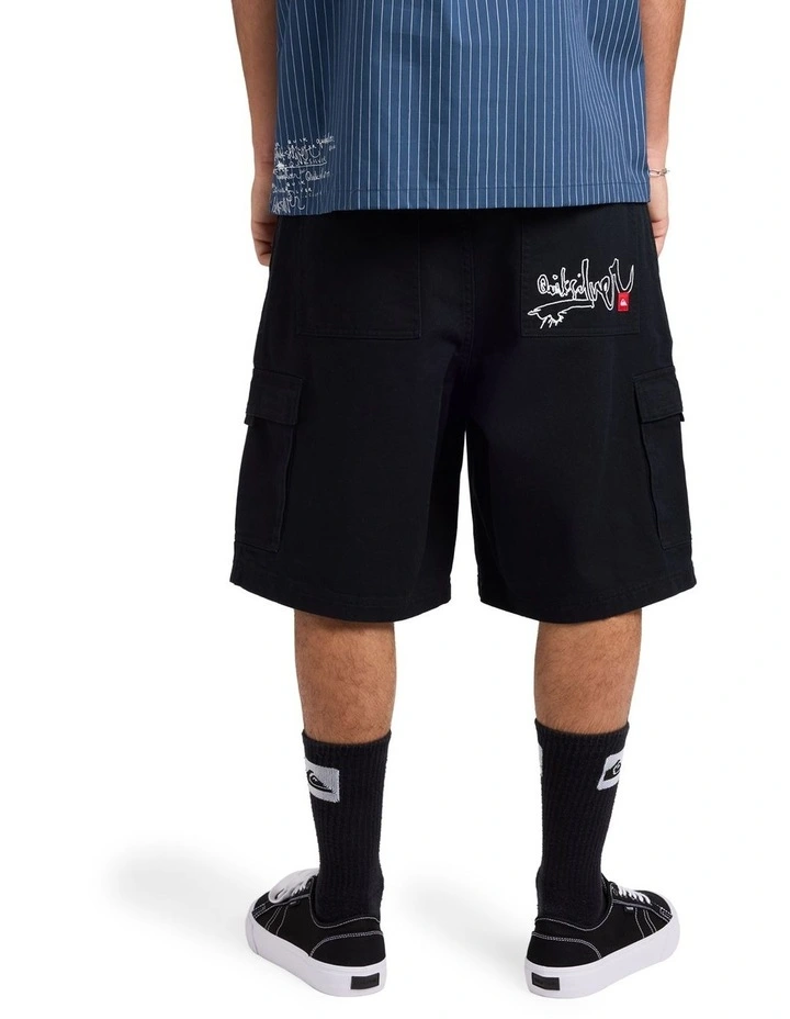 04S 21 Inch Cargo Shorts In Black image 2