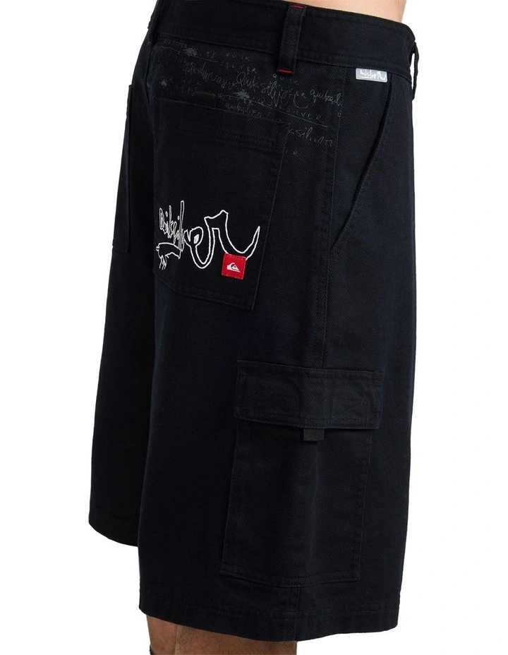 04S 21 Inch Cargo Shorts In Black image 4