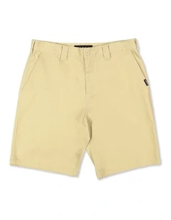 Union Regular 20 Inch Shorts In Pale Khaki
