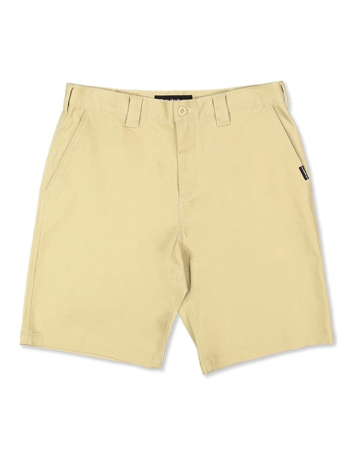 Union Regular 20 Inch Shorts In Pale Khaki image 1
