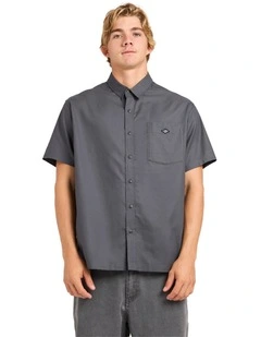 Liquid Pocket Shirt In Iron Gate