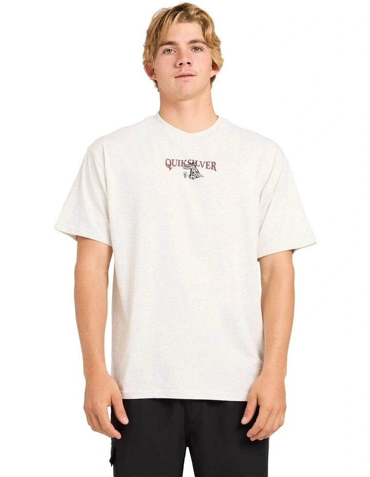 Ghetto Schooey T-Shirt In Snow Heather image 1