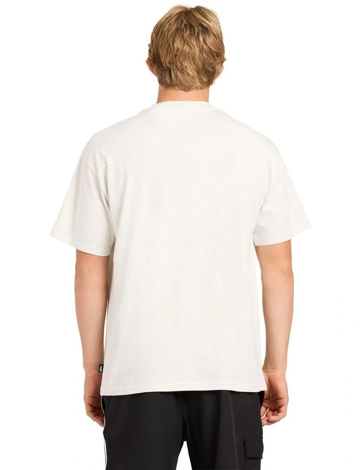 Ghetto Schooey T-Shirt In Snow Heather image 2