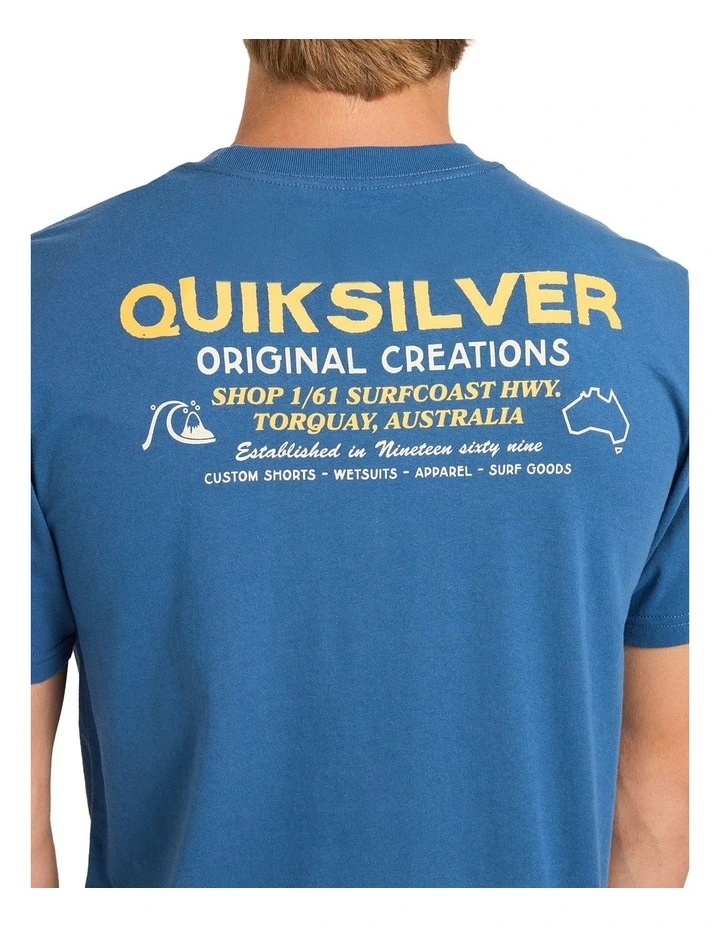 Surf Shop T-Shirt In Blue Horizon image 4