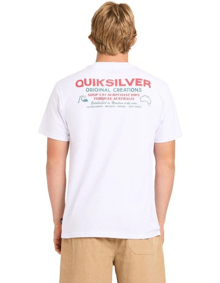 Surf Shop T-Shirt In White image 2