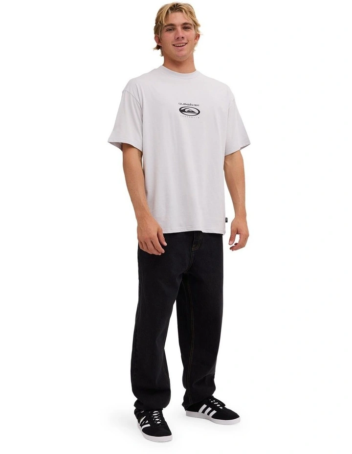 Bells Bowl T-Shirt In Grey Violet image 4