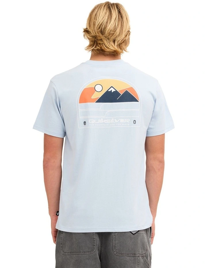 Mountain Lines T-Shirt In Skyway image 2
