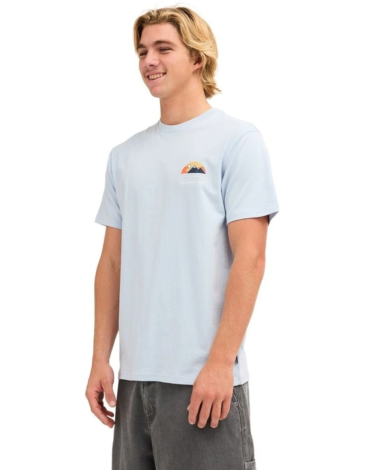 Mountain Lines T-Shirt In Skyway image 3