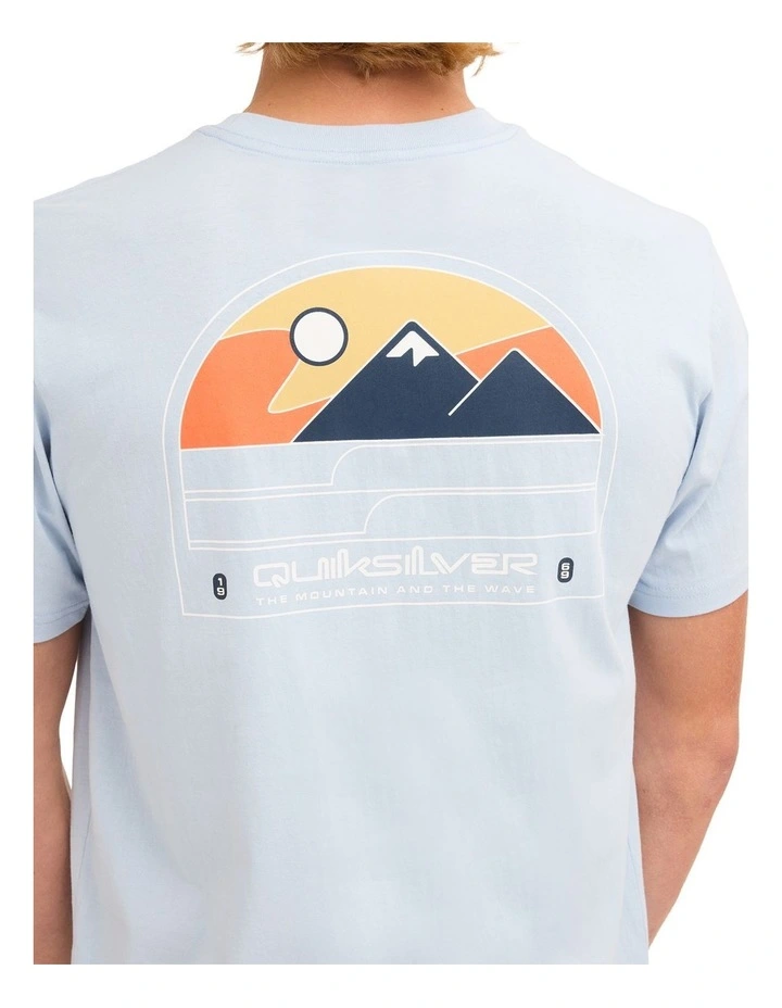 Mountain Lines T-Shirt In Skyway image 4