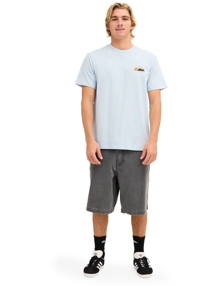 Mountain Lines T-Shirt In Skyway image 5
