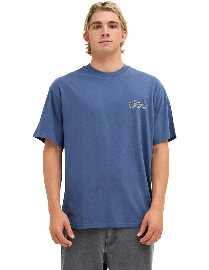 Carbon Basic T-Shirt In Dark Denim image 1