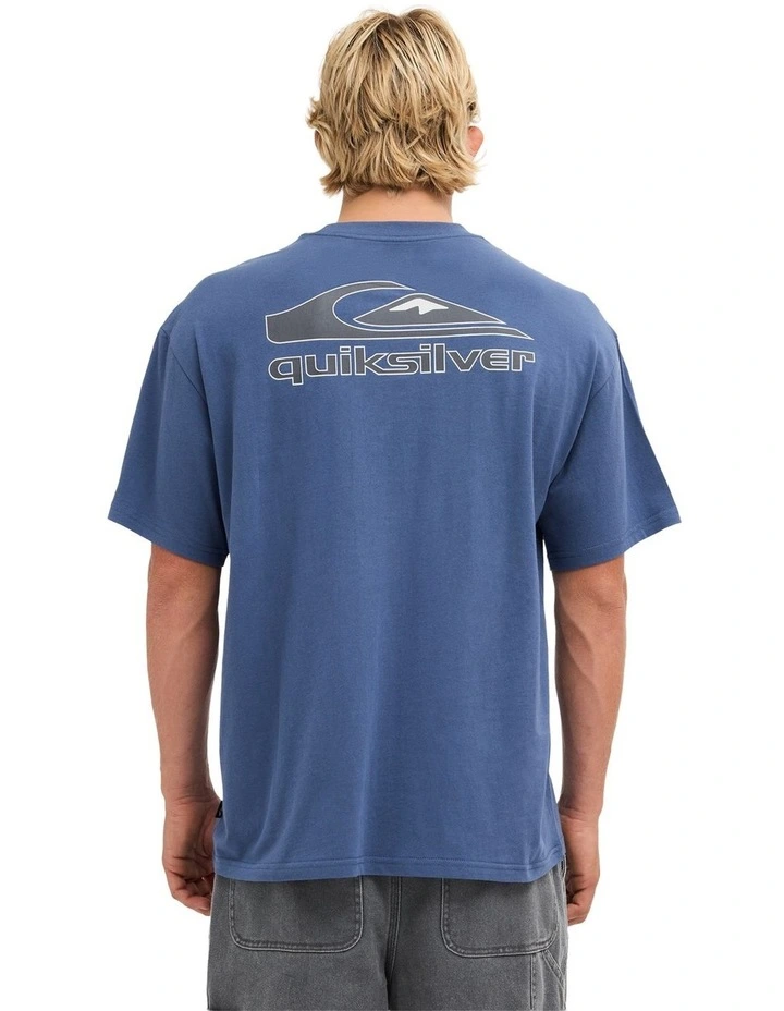 Carbon Basic T-Shirt In Dark Denim image 2