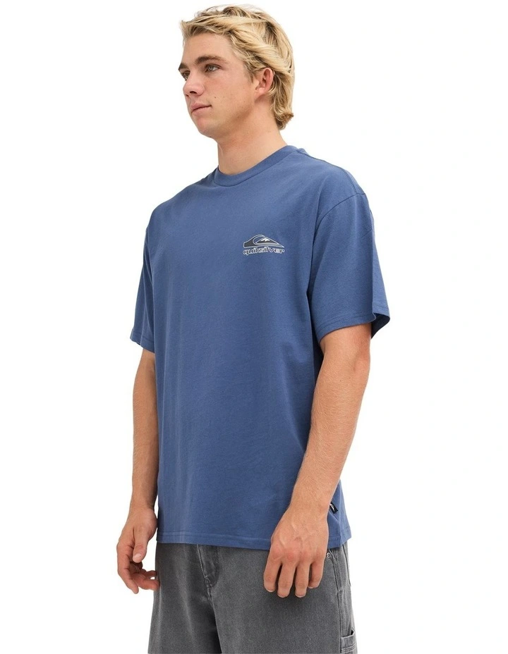 Carbon Basic T-Shirt In Dark Denim image 3
