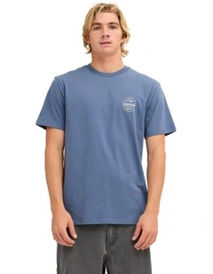 OG Oval T-Shirt In Vintage Indigo