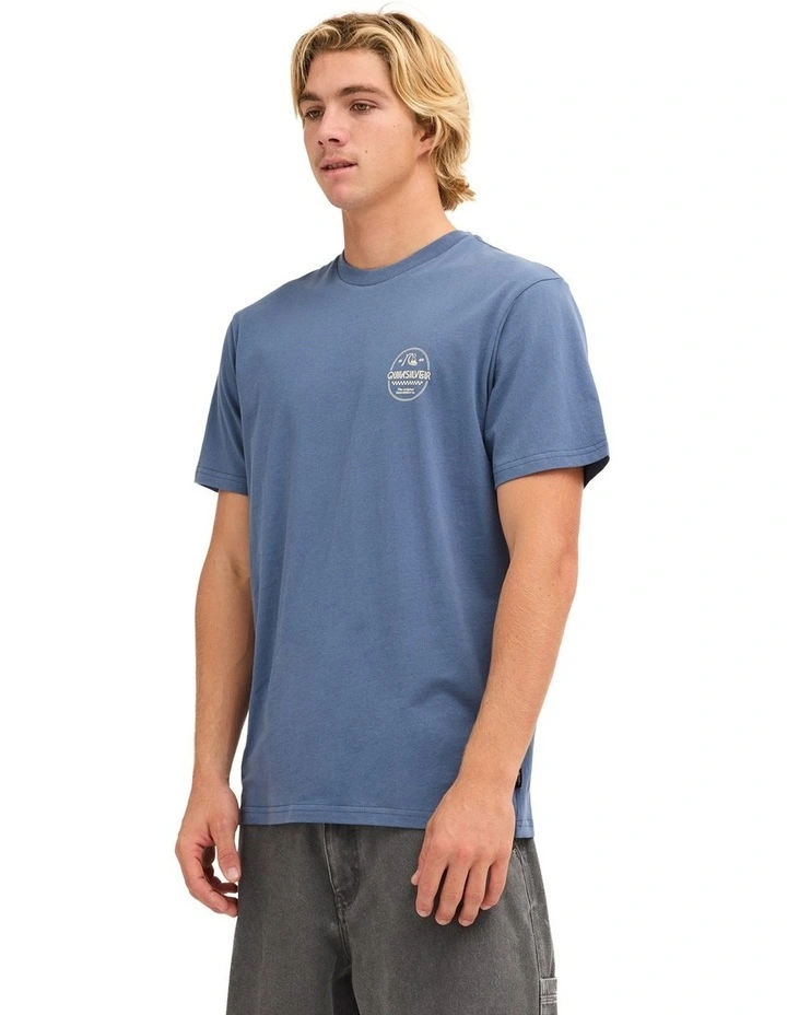 OG Oval T-Shirt In Vintage Indigo image 3