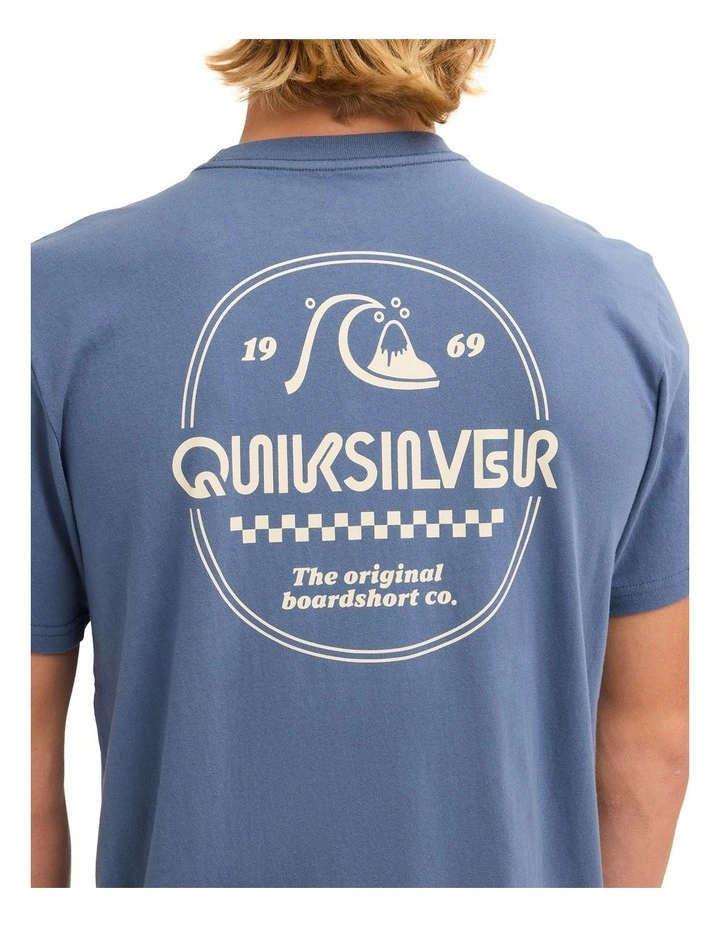 OG Oval T-Shirt In Vintage Indigo image 4