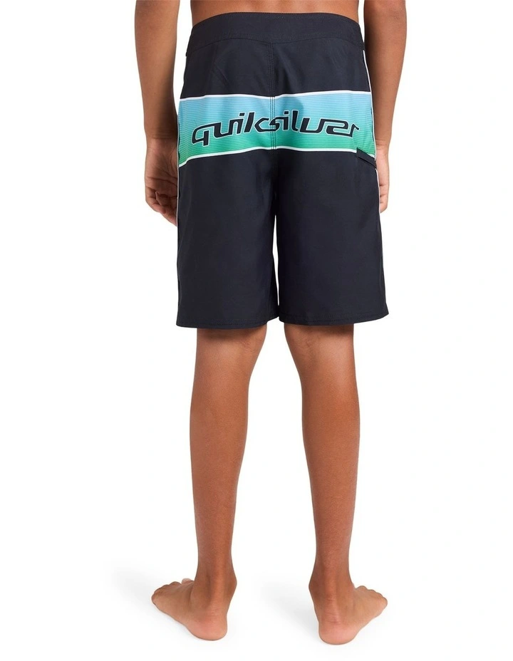 Boys 8-16 Everyday Billboard 17 Inch Boardshorts in Black image 2