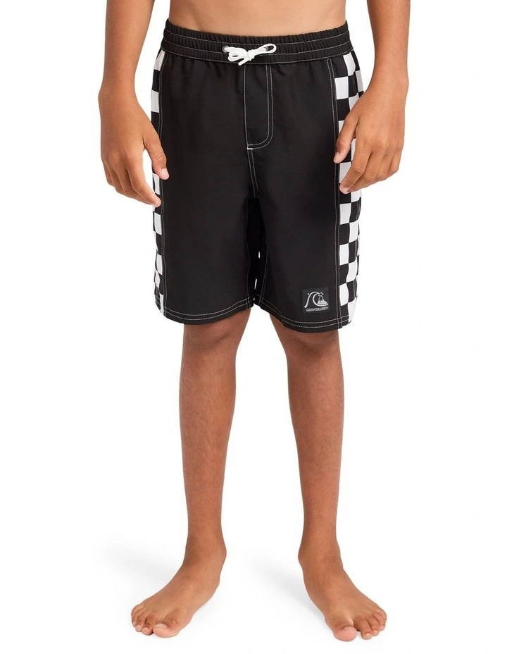 Boys 8-16 Original Arch 17 Inch Volley Shorts in BLACK image 1