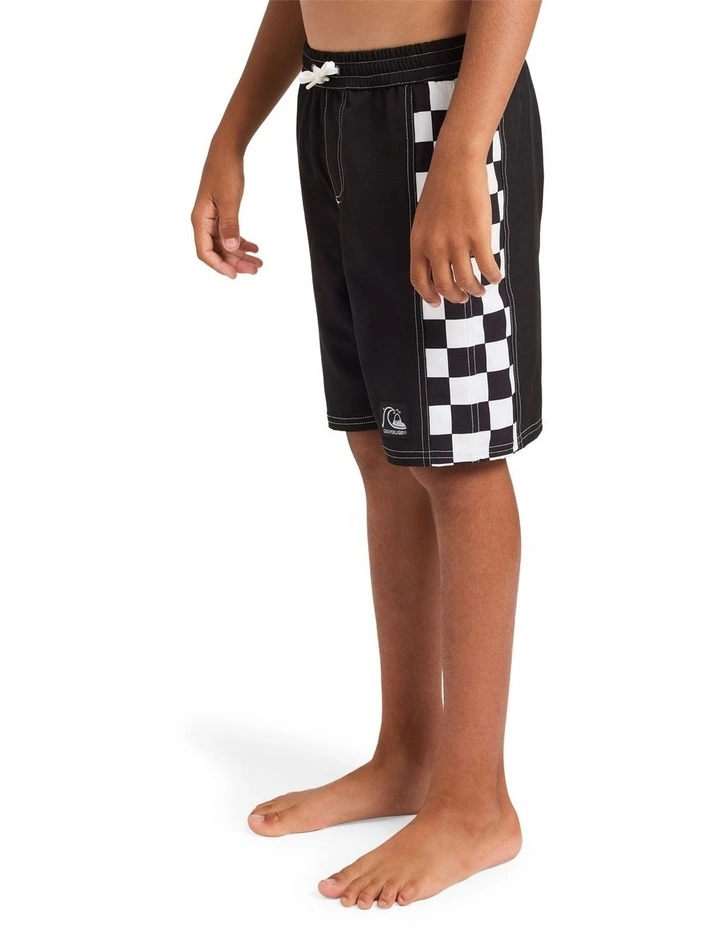 Boys 8-16 Original Arch 17 Inch Volley Shorts in BLACK image 3