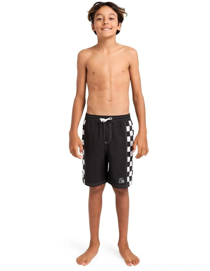 Boys 8-16 Original Arch 17 Inch Volley Shorts in BLACK image 5