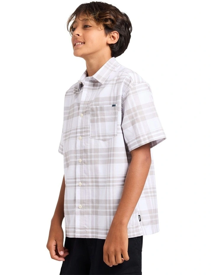 Boys 8-16 Campaign Shirt In Gray Violet image 3