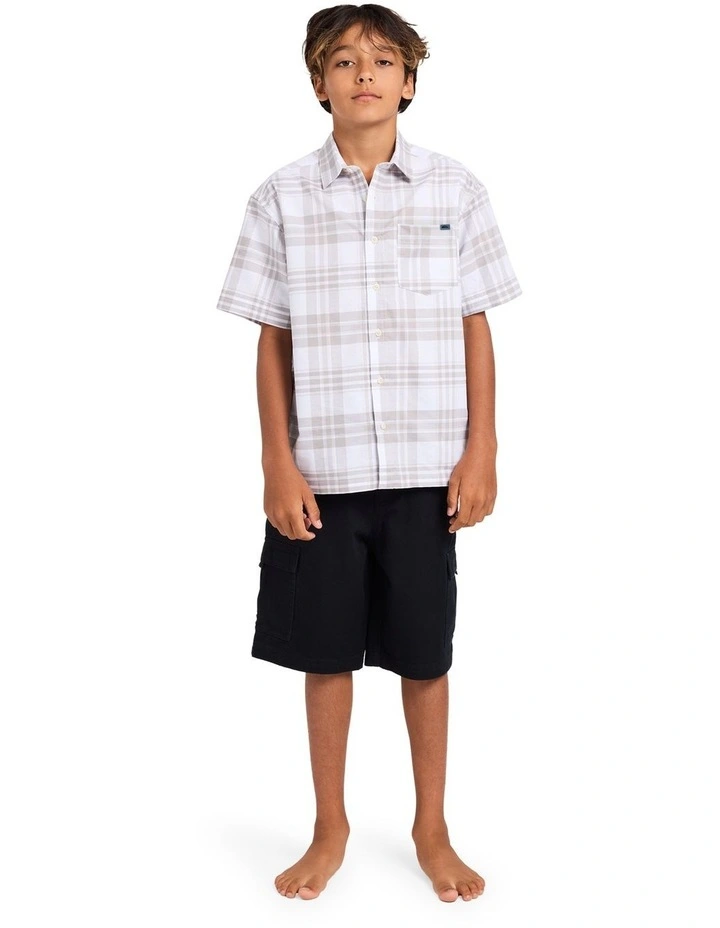 Boys 8-16 Campaign Shirt In Gray Violet image 5