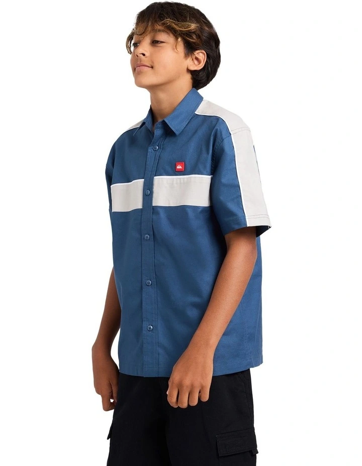 Boys 8-16 Genetic Shirt In Dark Denim image 3
