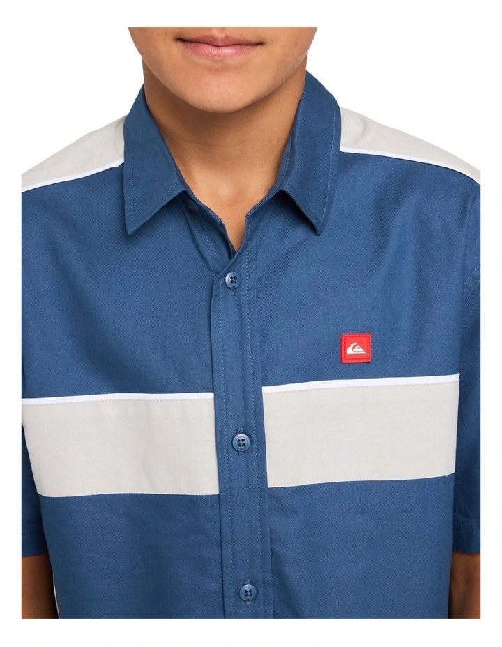 Boys 8-16 Genetic Shirt In Dark Denim image 4