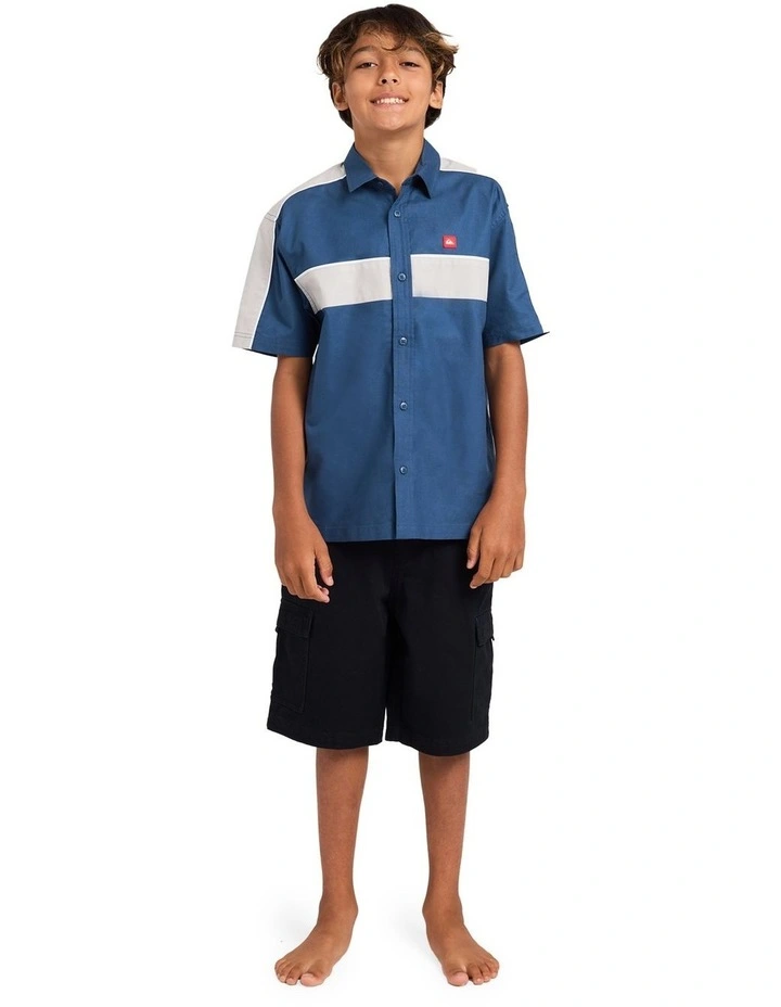 Boys 8-16 Genetic Shirt In Dark Denim image 5
