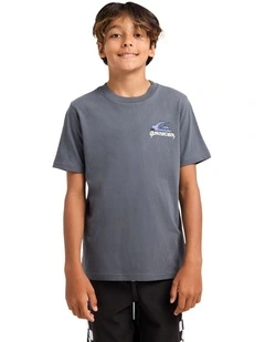 Boys 8-16 Tripical T-Shirt In Iron Gate