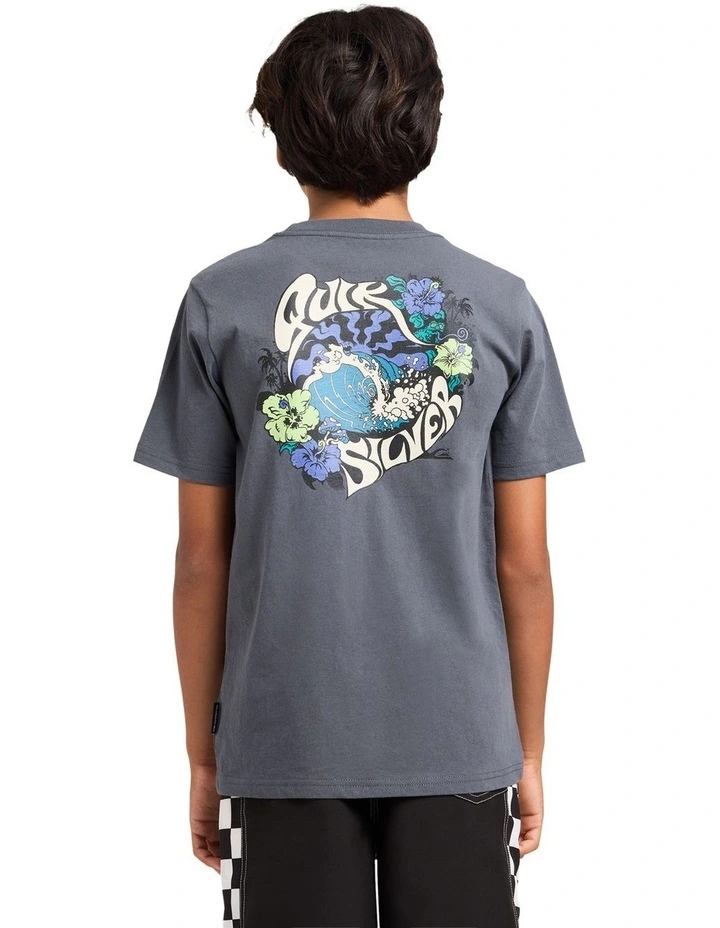 Boys 8-16 Tripical T-Shirt In Iron Gate image 2